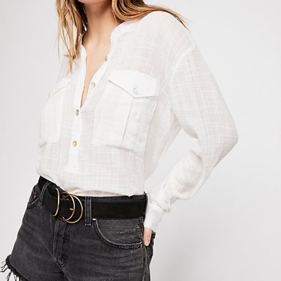 Free People Tops - Free People Linen Top